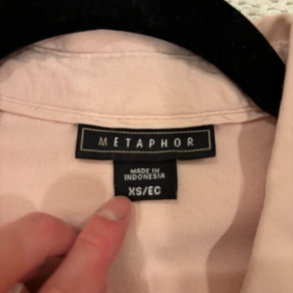 Metaphor Light Pink Oxford Button Down Shirt - Picture 3 of 3